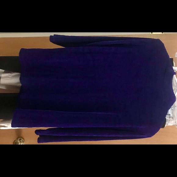 New Vikki Vi Purple Top or Jacket Button Down 1X made in USA - Picture 4 of 12